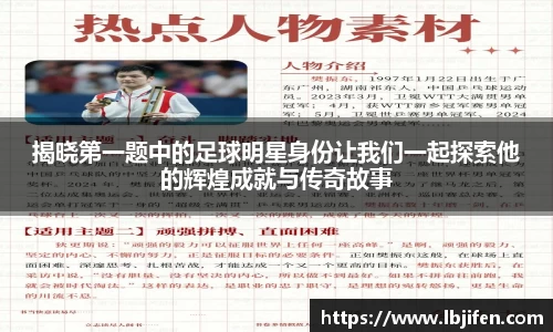 揭晓第一题中的足球明星身份让我们一起探索他的辉煌成就与传奇故事
